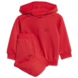 Boys' Toddler - adidas Originals Trefoil Essentials Hoodie and Joggers Set - Better Scarlet