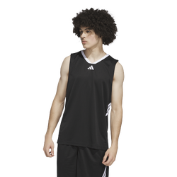 Men's - adidas Basketball Legends Tank Top - Black/White