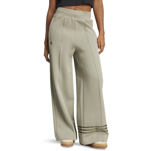 WOMENS - adidas Originals Neuclassic Track Pants - Silver Pebble/Olive Strata