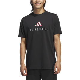 ●ADIDAS● Adidas Basketball T-Shirt Adidas Men's BASKETBALL T-Shirts in Lucid Blue adidas