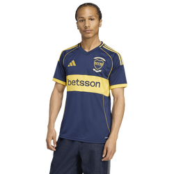 Men's - adidas Boca Juniors Home Jersey - Night Indigo/Bold Gold