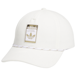 Adult - adidas Originals 5 Paneled Limited Strapback - Off White/Gold Metallic