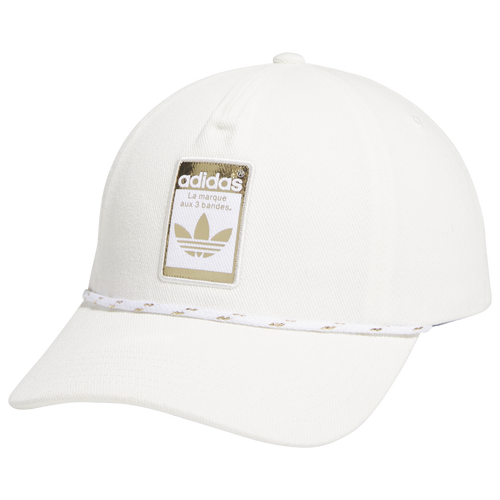 adidas Originals 5 Paneled Limited Strapback - adidas Originals Off White/Gold Metallic