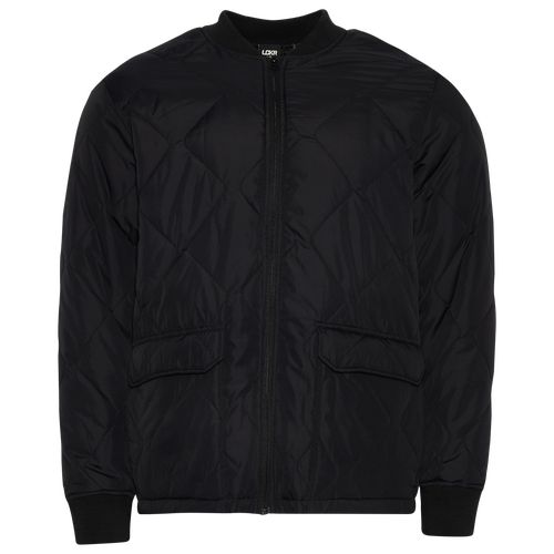 Lckr Mens  Quilted Jacket In Black/black