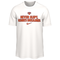 Men's - Nike Knicks Brand Voice T-Shirt  - White
