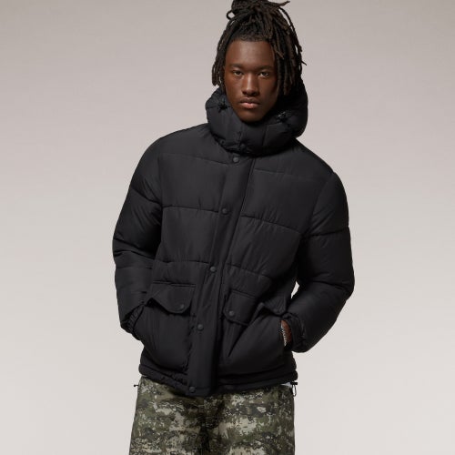 MENS - LCKR Norse Hooded Puffer - Black