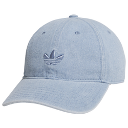 Men's - adidas Originals Relaxed Denim Strapback - Light Blue/Light Blue Denim