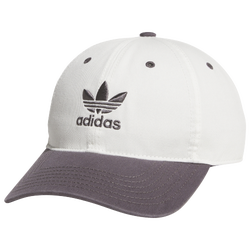 Adult - adidas Originals Relaxed Strapback - Off White/Grey