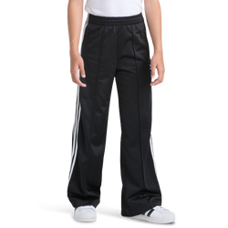 Girls' Grade School - adidas Originals Wide Firebird Pants - Black/White