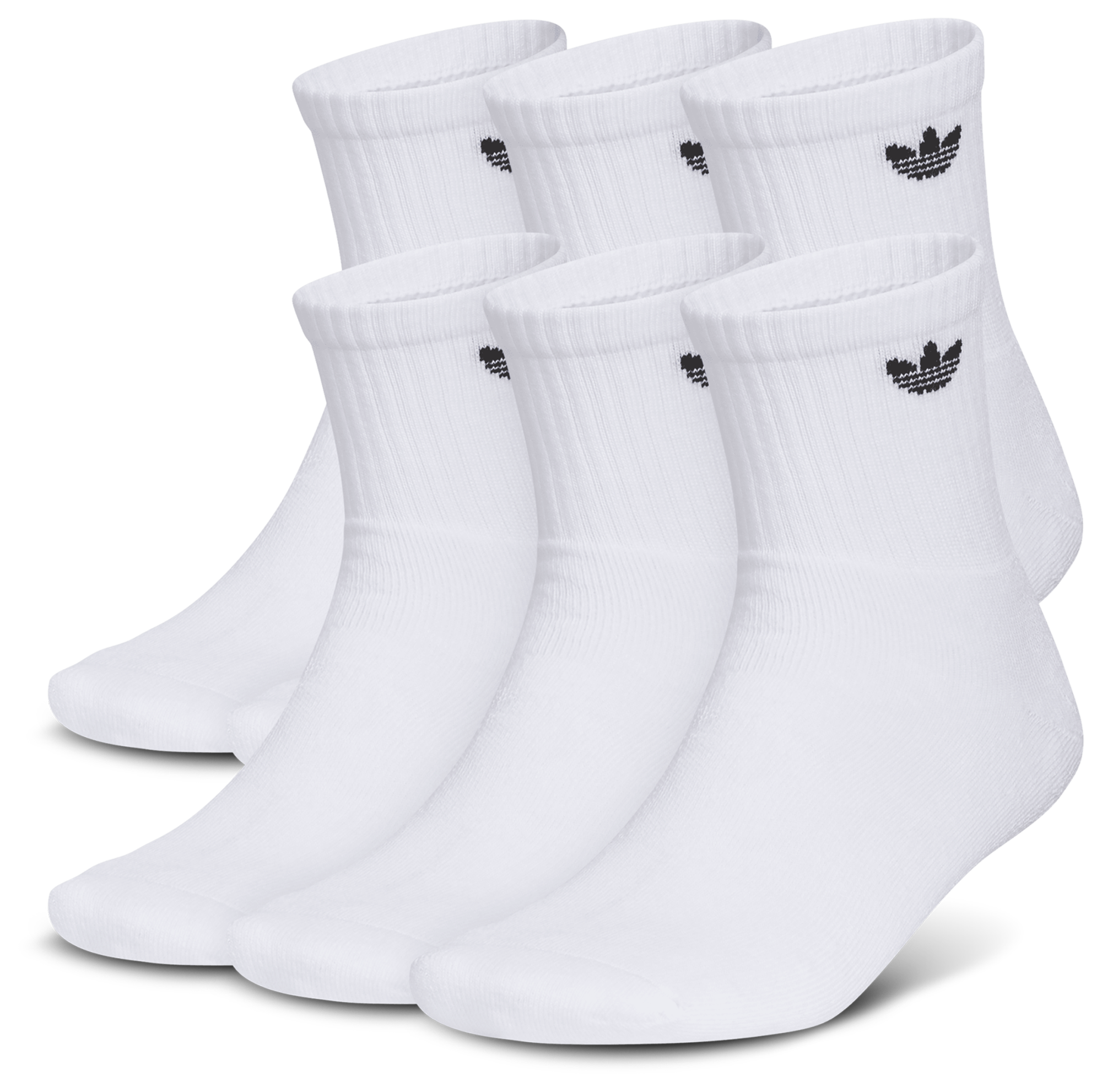 adidas Originals Trefoil 6 Pack Quarter Socks - Adult | Champs Sports