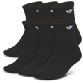 adidas Originals Trefoil 6 Pack Quarter Socks - Adidas Black