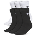 adidas Originals Trefoil 2.0 Crew Socks 6-Pack - Adidas Black/White