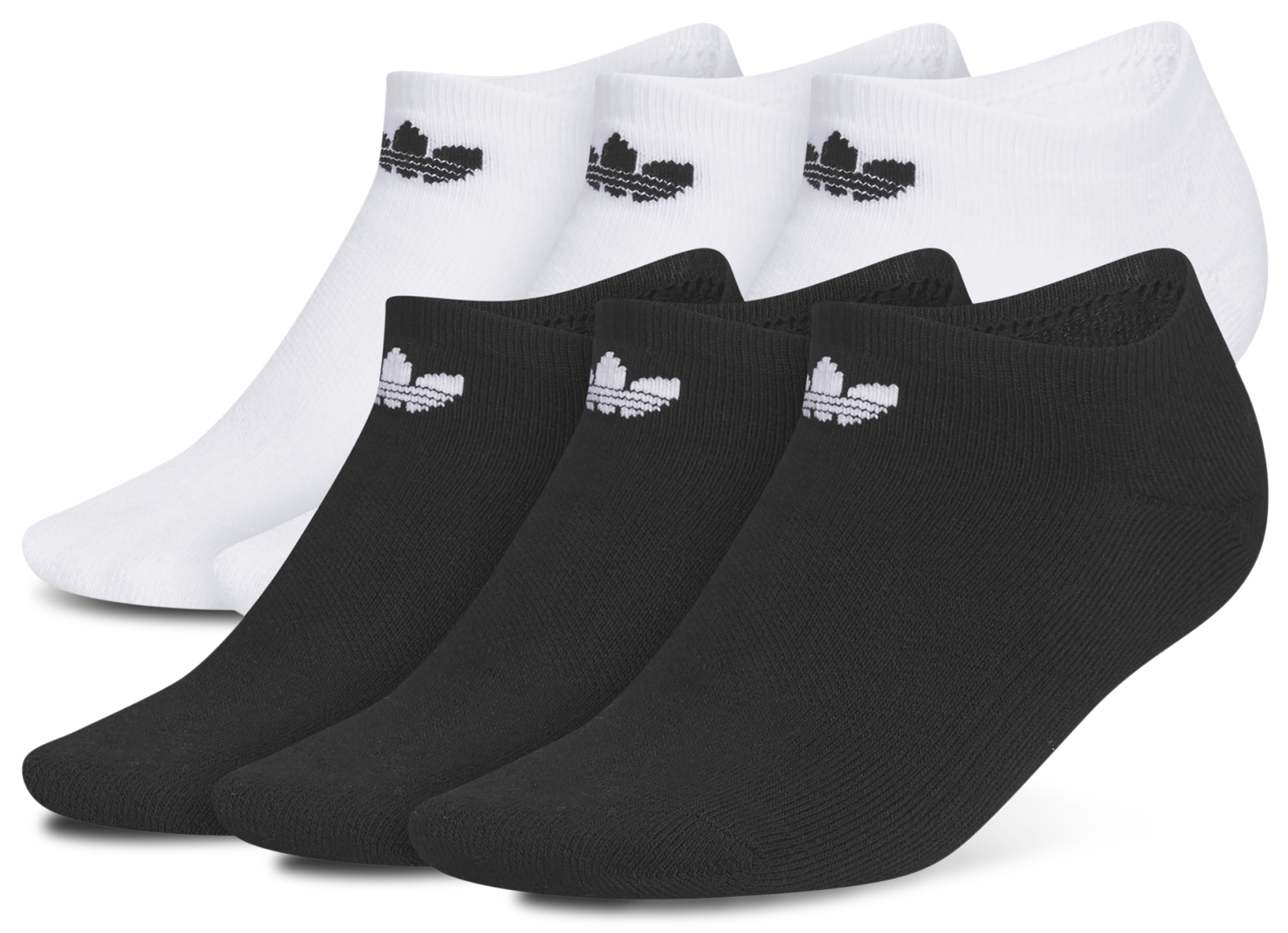 adidas Trefoil No Show 6 Pack - Boys' Grade School