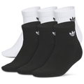 adidas Originals Trefoil 2.0 Quarter Socks 6-Pack - Adidas Black/White