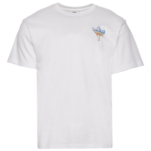 

adidas Originals Mens adidas Originals Lollipop T-Shirt - Mens White/Multi Size S