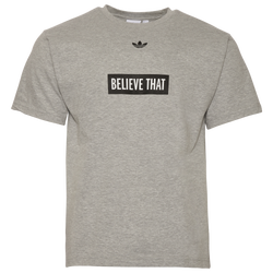 Men's - adidas Originals Anthony Edwards Believe GFX T-Shirt - Black/Grey