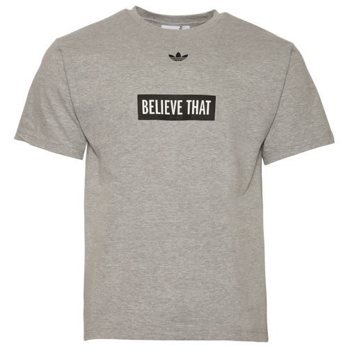 

adidas Originals adidas Originals AE Believe GFX T-Shirt - Mens Black/Grey Size XS