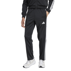 Men's - adidas 3-Stripes Colorblock Snap Pants - White/Black