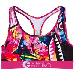 Girls' Grade School - Ethika BMR Pink Drip Sports Bra - Multi/Pink