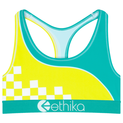 

Girls Ethika Ethika Sports Bra - Girls' Grade School Green/Blue Size L