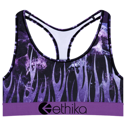 

Girls Ethika Ethika Sports Bra - Girls' Grade School Purple/Black Size L