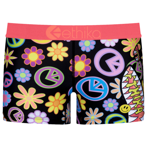 

Girls Ethika Ethika Graphic Underwear - Girls' Grade School Black/Pink Size L