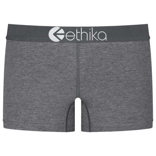 

Girls Ethika Ethika Heathered Underwear - Girls' Grade School Charcoal Heather/Charcoal Heather Size L