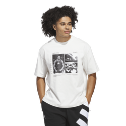 Men's - adidas Anthony Edwards Designed For Training Tee - Cloud White