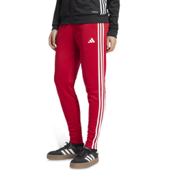 Women's - adidas Tiro 25 Essentials Training Pants - White/Team Power Red