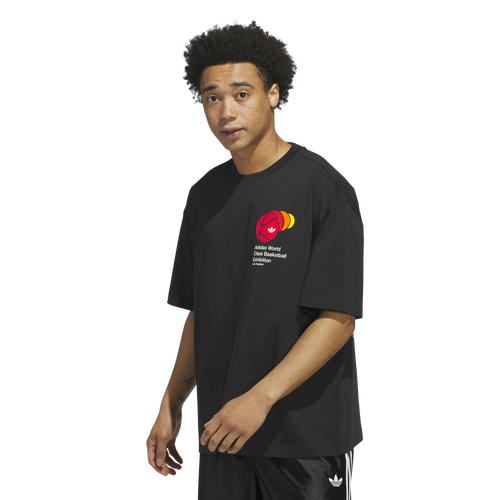  - adidas Originals World Class Basketball T-Shirt - Black