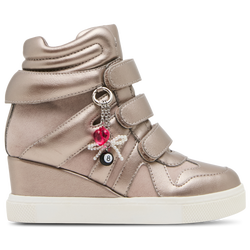 Girls' Grade School - Steve Madden JMAVIS WEDGE SNEAKER - Pewter