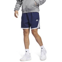 Men's - adidas Crazylight Shorts - Team Navy Blue/White
