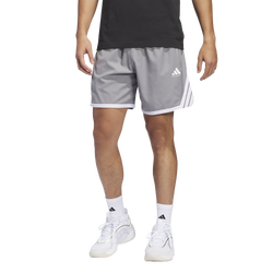 Men's - adidas Crazylight Shorts - Grey/White