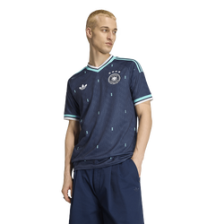 Men's - adidas Germany 26 Away Jersey - Turquoise/Navy