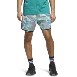 Men's - adidas Crazy Lite Allover Print Shorts - Black/White