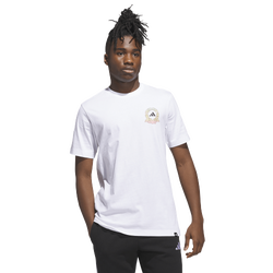 Men's - adidas 90s Nostalgia City Graphic Tee - White