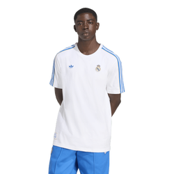 Men's - adidas Real Madrid Icon T-Shirt - White/Bluebird