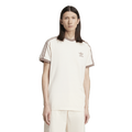 adidas 3 Stripe T-Shirt - adidas Trace Brown/Wonder White