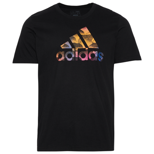 

adidas Mens adidas Tiro BOS T-Shirt - Mens Black/Multi Color Size L