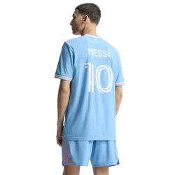 Men's - adidas Inter Miami 3 Authentic Jersey-Messi - Semi Blue Burst/Blue