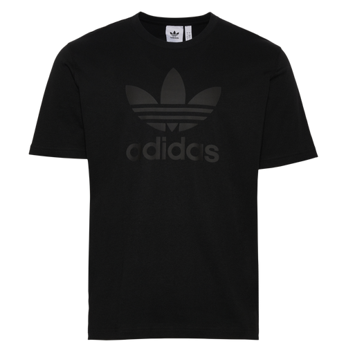 

adidas Originals Mens adidas Originals Trefoil T-Shirt - Mens Black/Black Size XXL