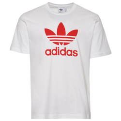 Red and white adidas top online