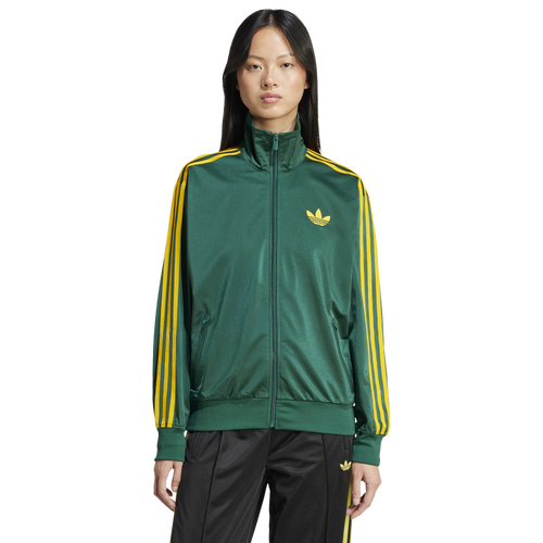 adidas Originals adicolor Firebird Lifestyle Track Top  - adidas Originals Collegiate Green/Crew Yellow