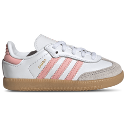Boys' Toddler - adidas Originals Samba - White/Semi Pink Spark/Gum