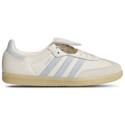 Women's - adidas Originals Samba Long Tongue - Wonder White/Clear Sky/Off White