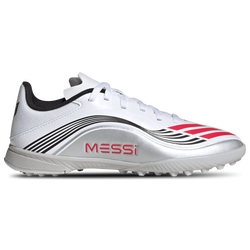 Boys' Grade School - adidas F50 Messi League Turf - Ftwr White/Lucid Red
