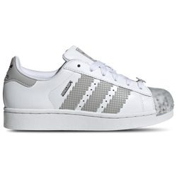 Boys' Grade School - adidas Originals Superstar Mine Craft - White/Grey