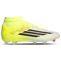 adidas F50 League Mid Firm Ground - Adidas Core Black/Team Solar Yellow