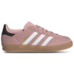 Boys' Grade School - adidas Originals Gazelle Indoor - Wonder Mauve/White