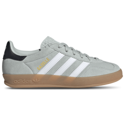 Boys' Grade School - adidas Originals Gazelle Indoor - White/Wonder Silver